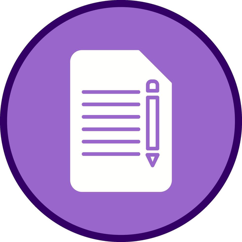 Edit Document Vector Icon