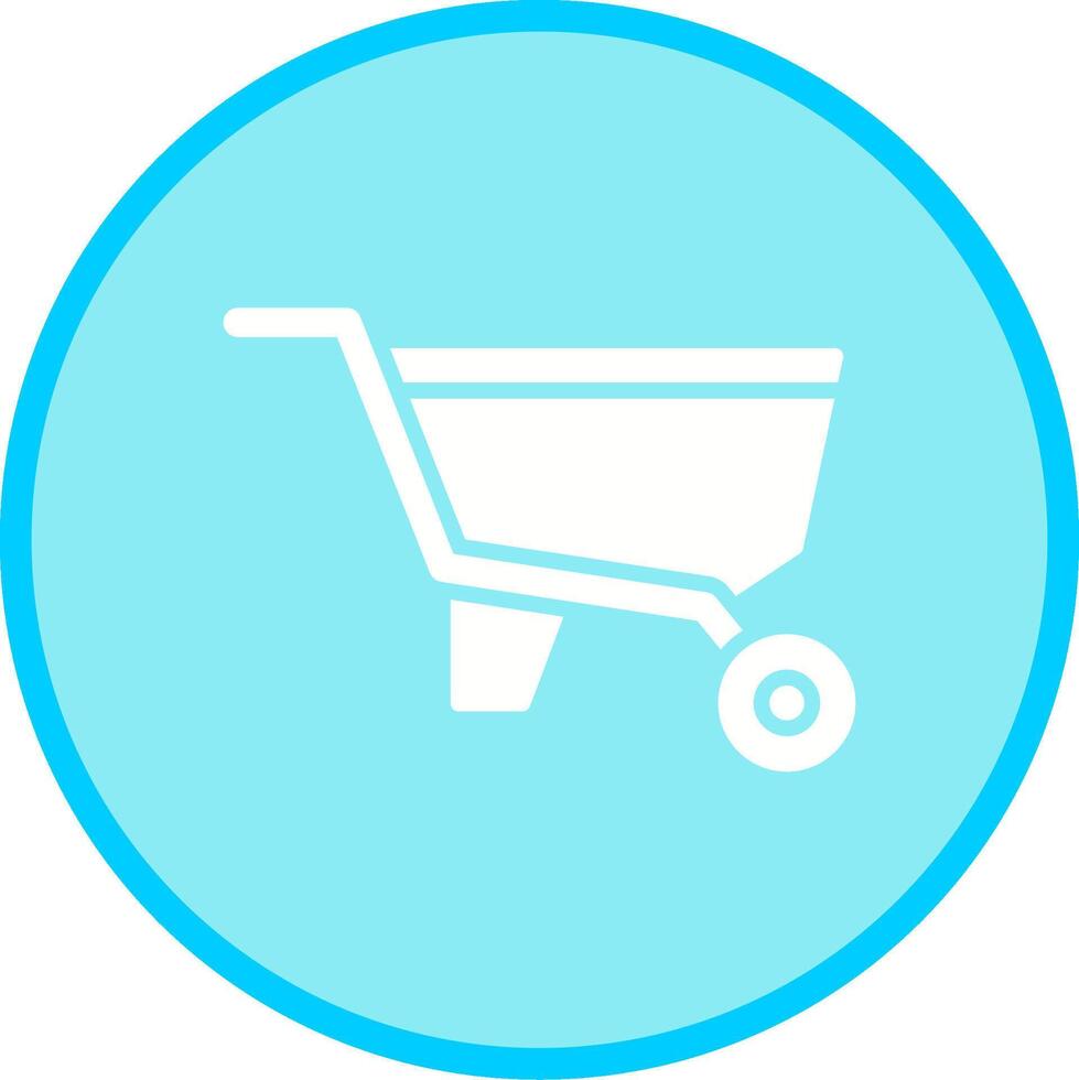 Wheelbarrow Vector Icon