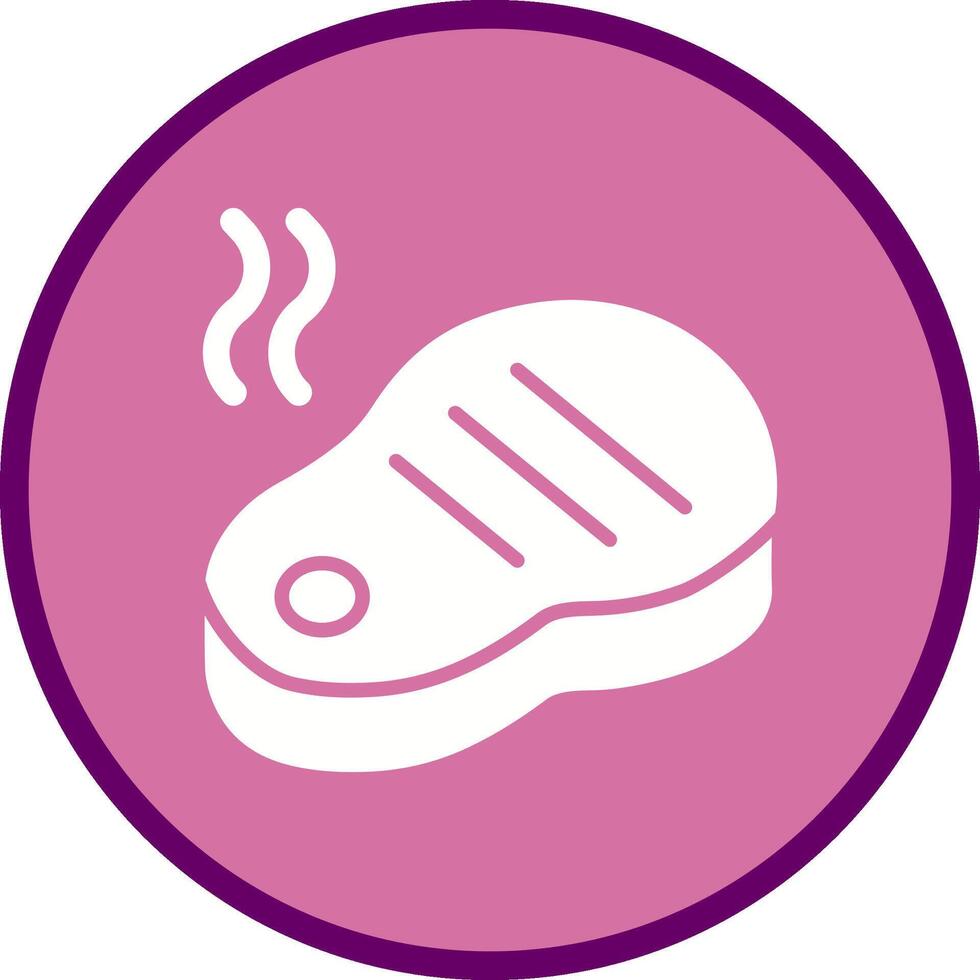 Steak Vector Icon