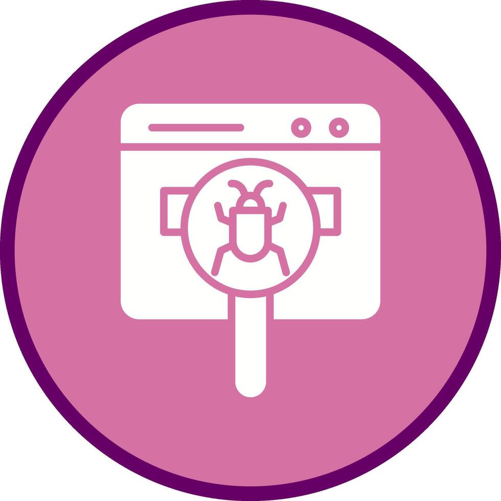 Web Bug Vector Icon