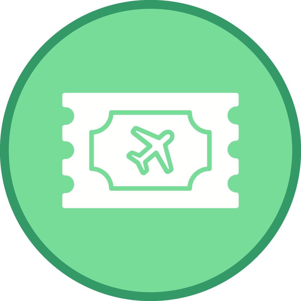 Plane Tickets Vector Icon