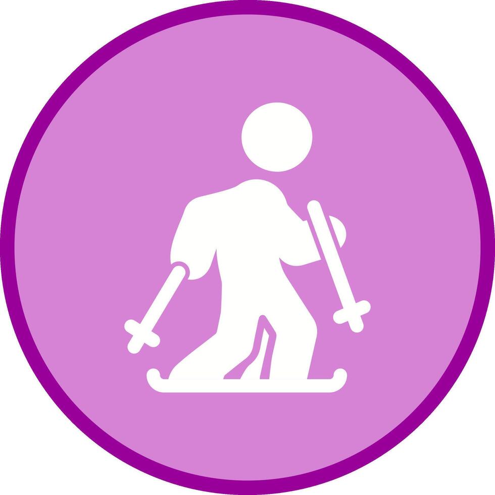 Ski Vector Icon