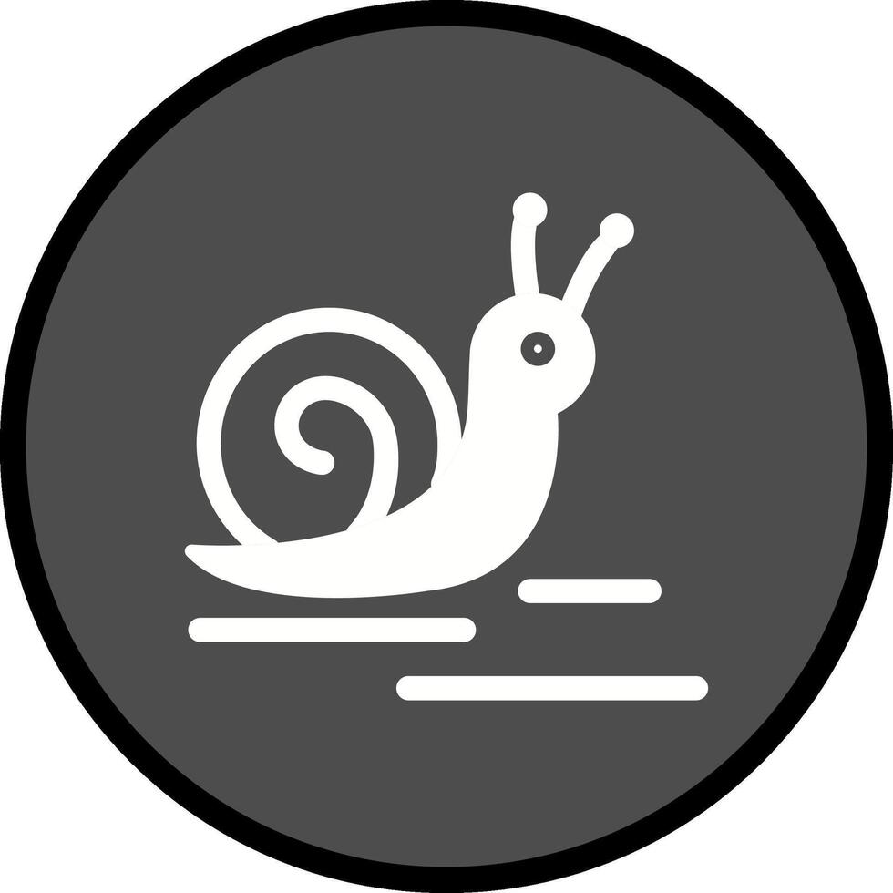 icono de vector de caracol