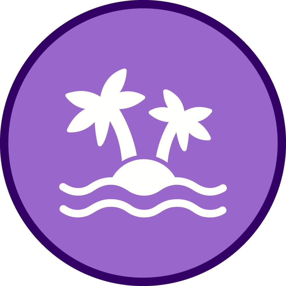 Island Vector Icon