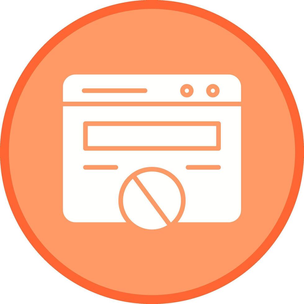 Block Website Vector Icon