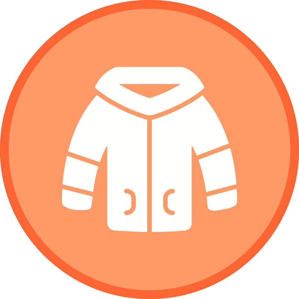 Winter Jacket Vector Icon