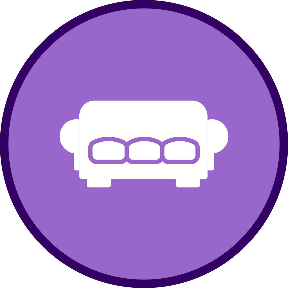 Large Sofa Vector Icon