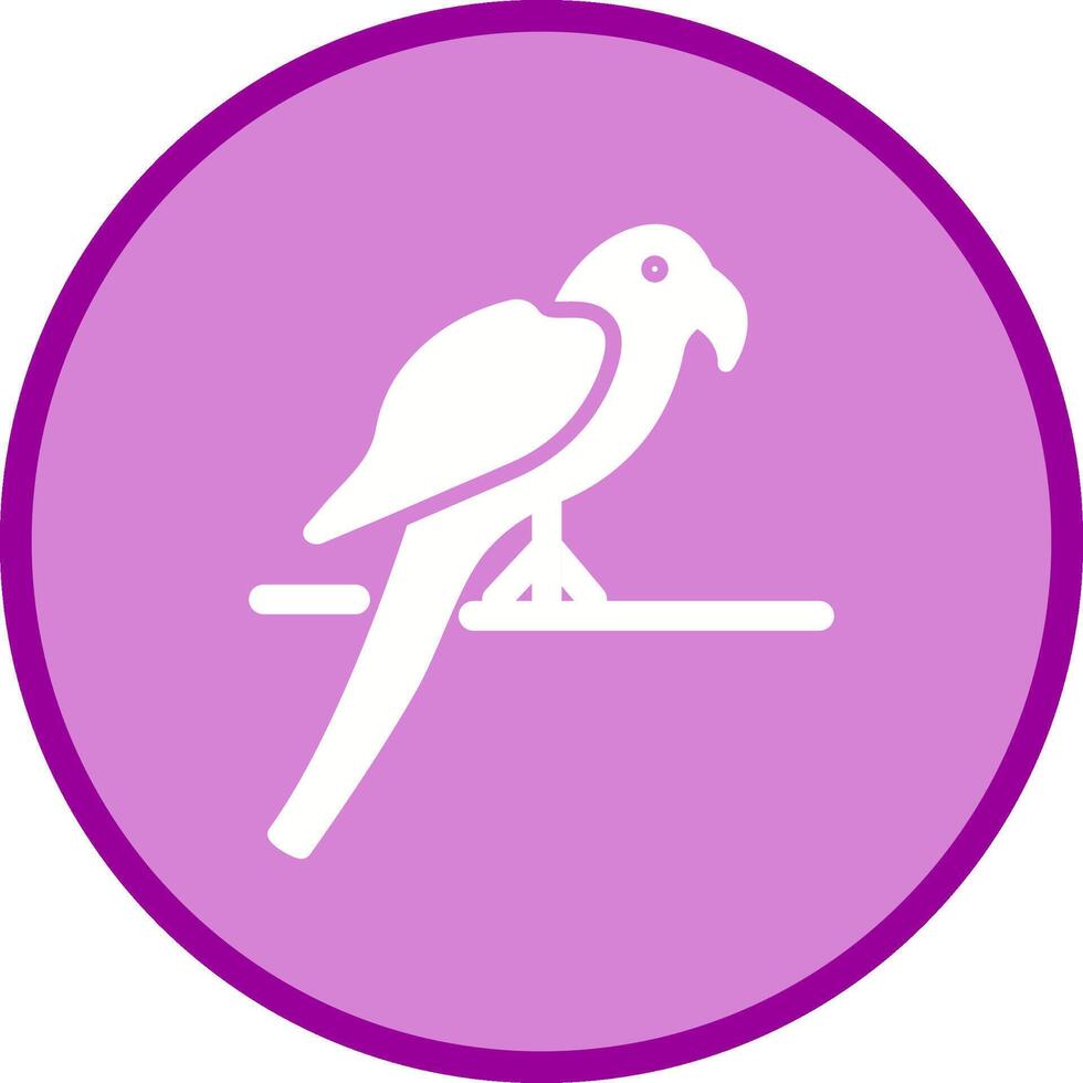 icono de vector de loro