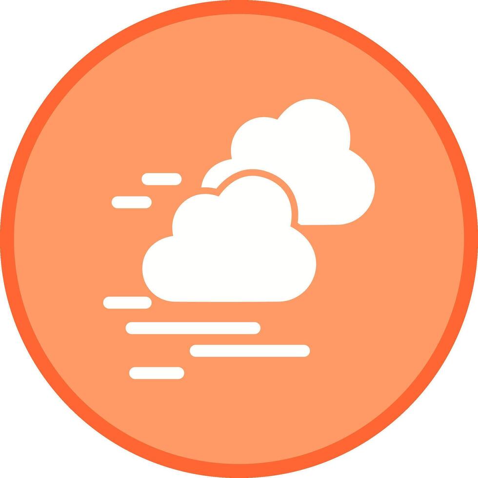 icono de vector de nube