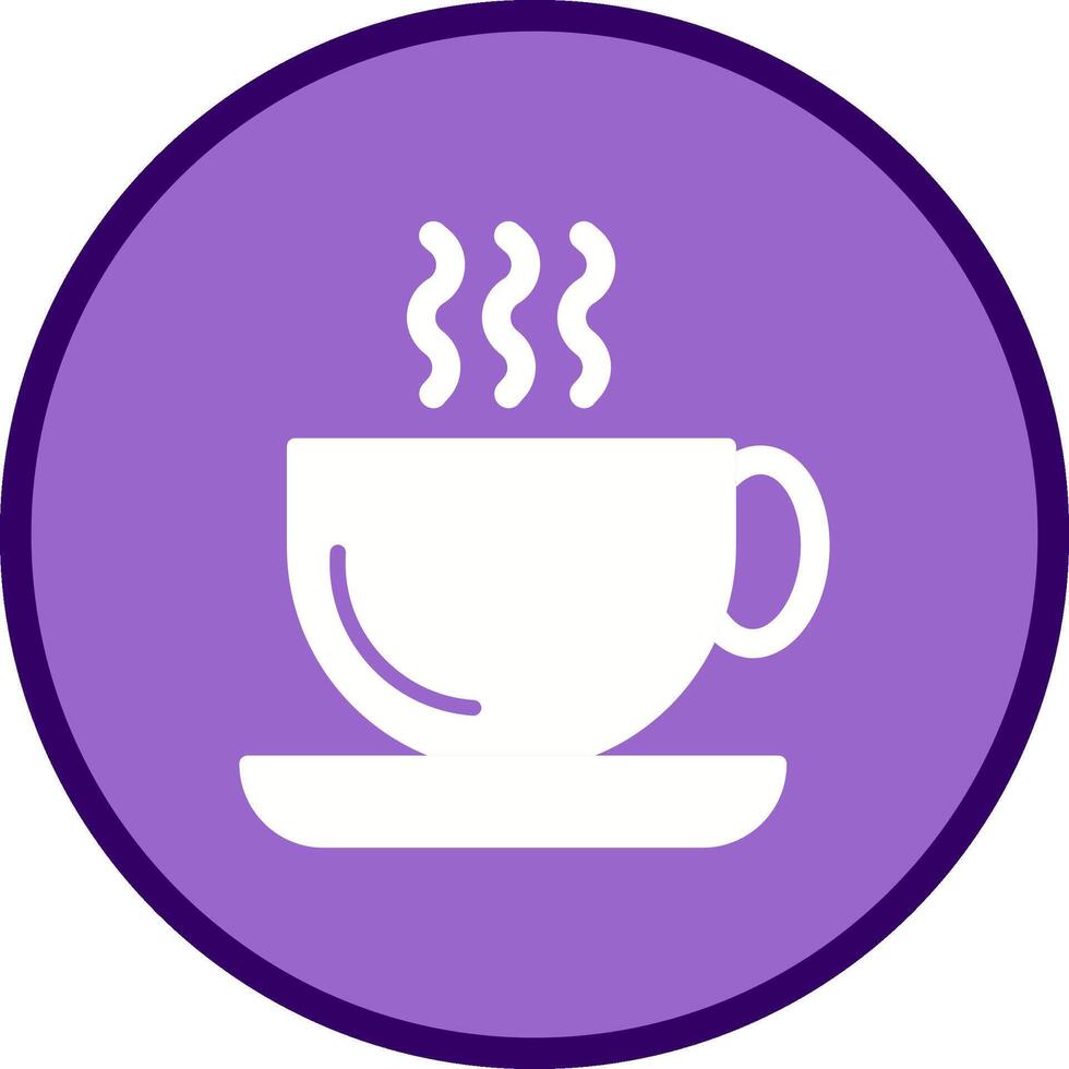 icono de vector de taza de café