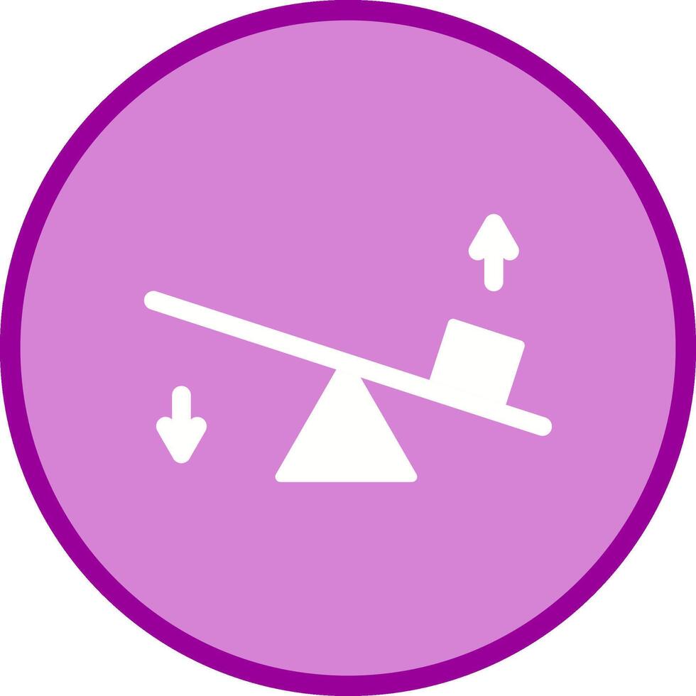Seesaw Vector Icon