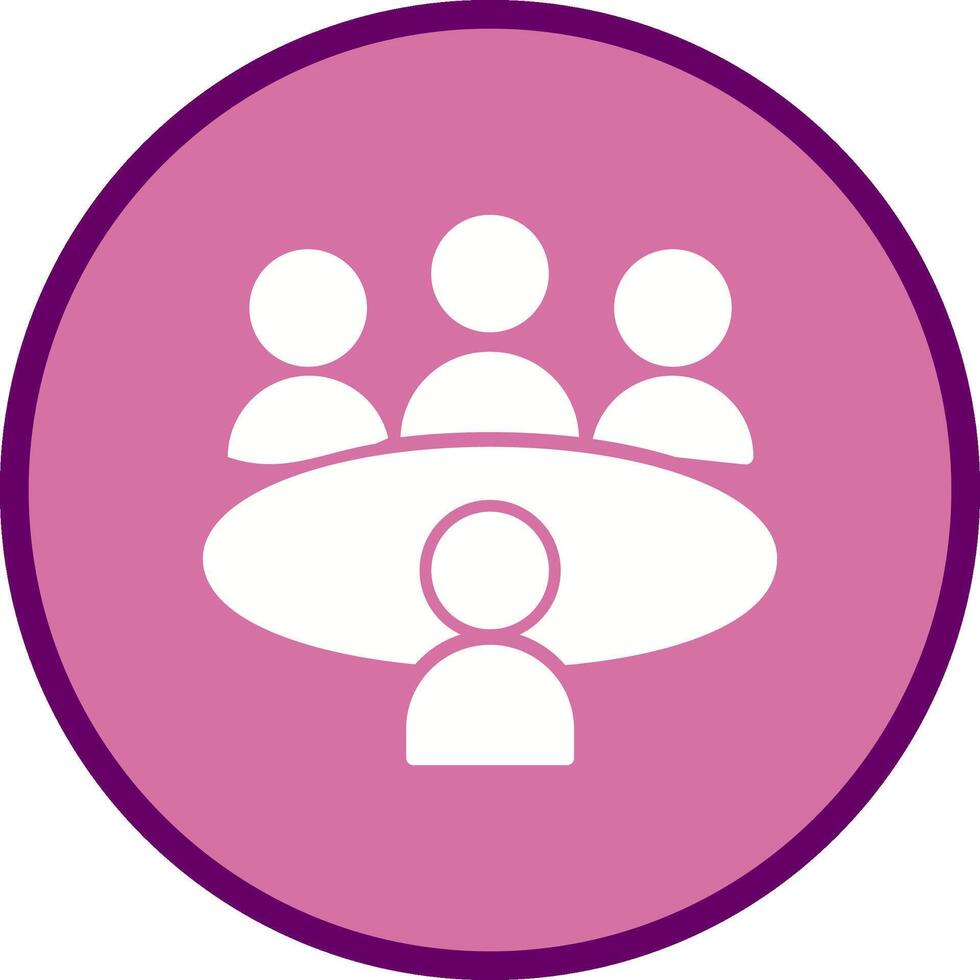 Conference Table Vector Icon