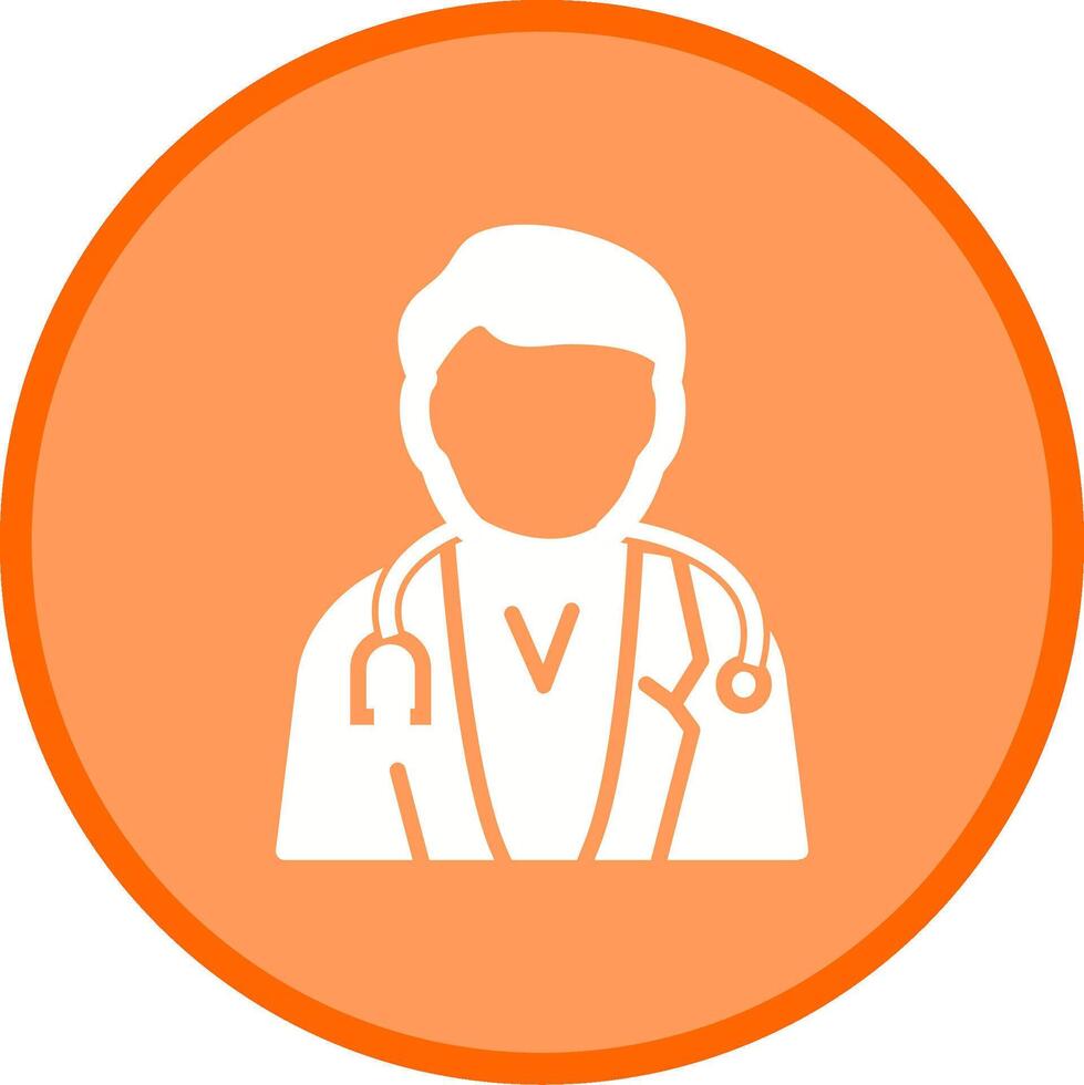 masculino médico vector icono