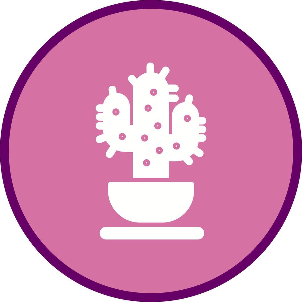 icono de vector de cactus