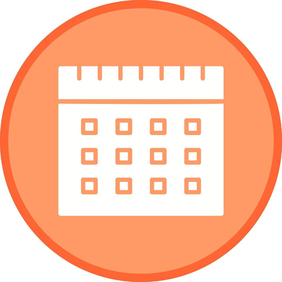 icono de vector de calendario