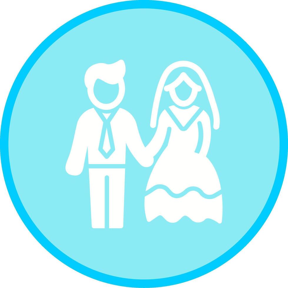 icono de vector de pareja