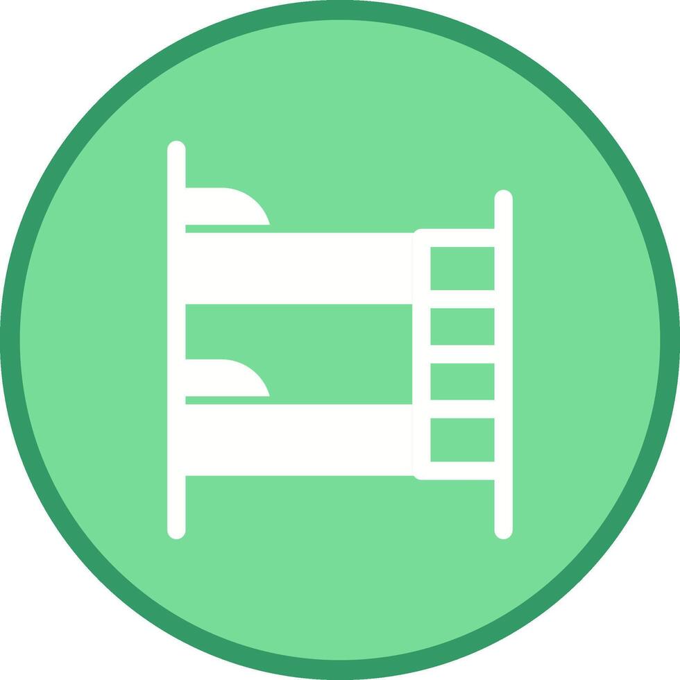 Bunk bed Vector Icon