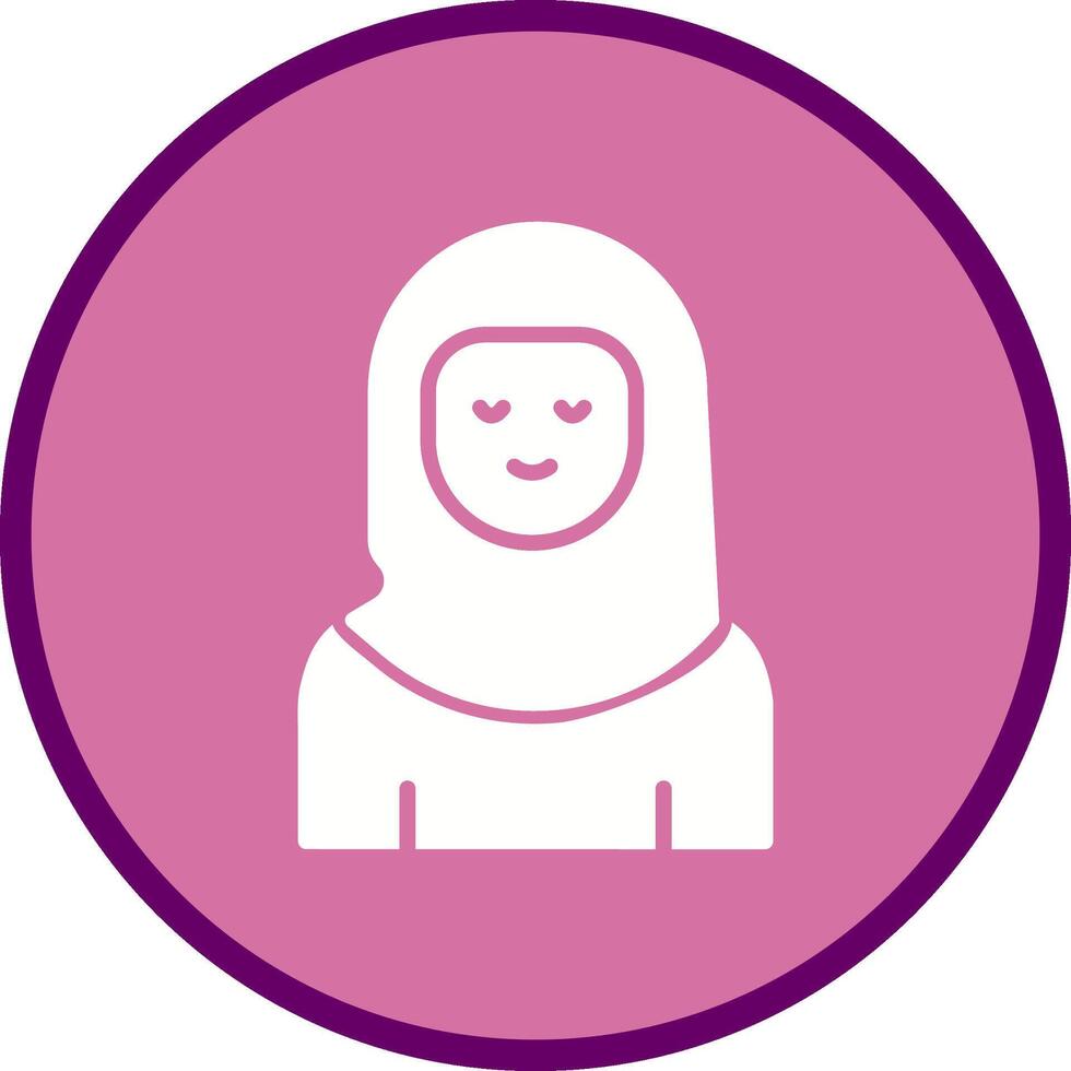 Islamic Woman Vector Icon