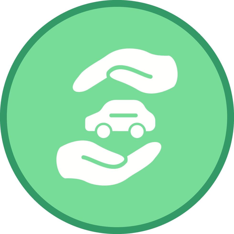 Car Insurance Vector Icon