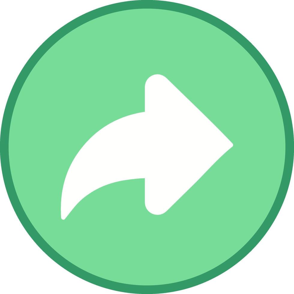 Right Back Arrow Vector Icon