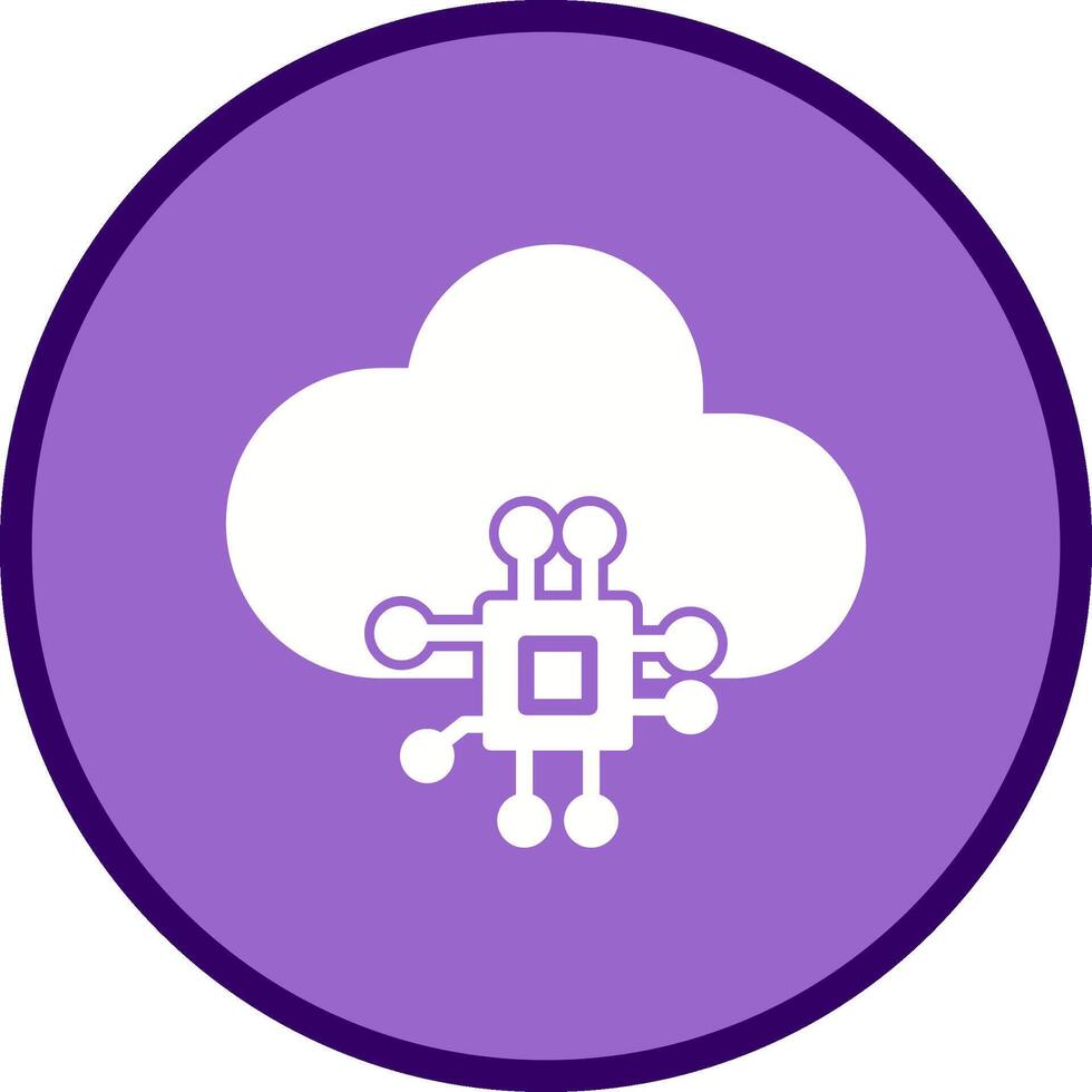 Cloud Computing Vector Icon