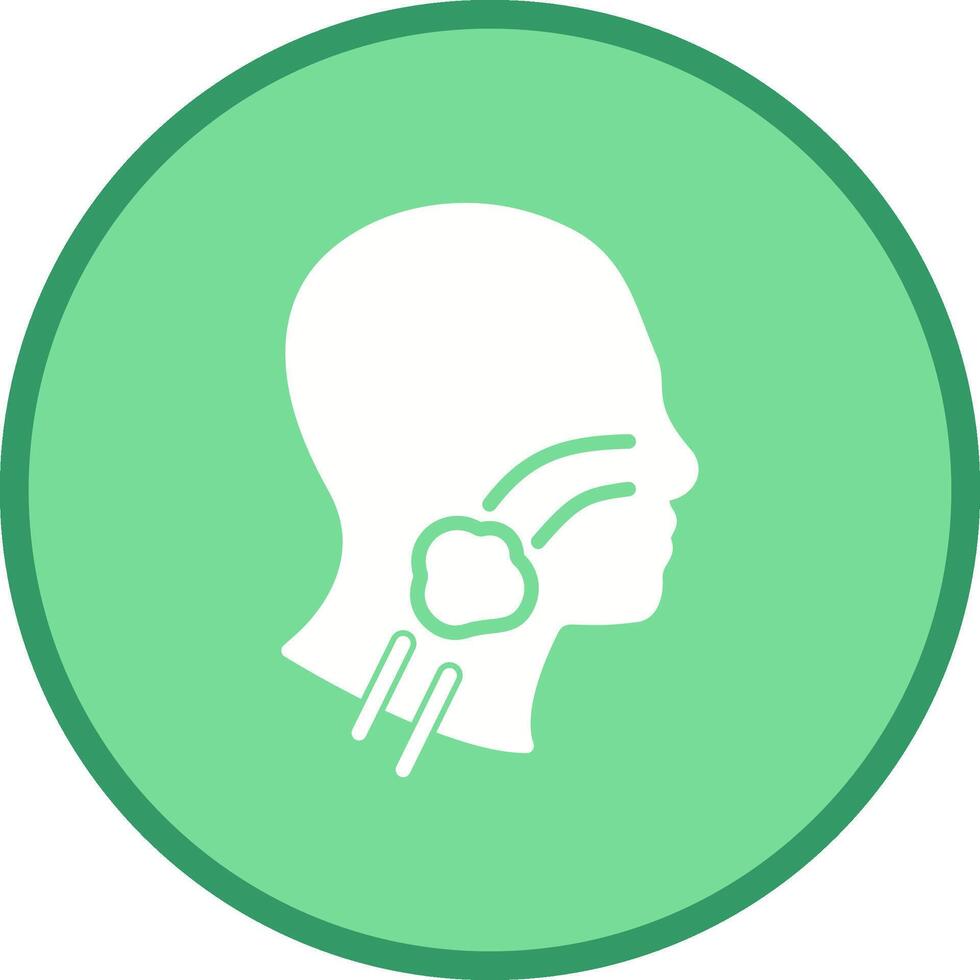 Throat Cancer Vector Icon