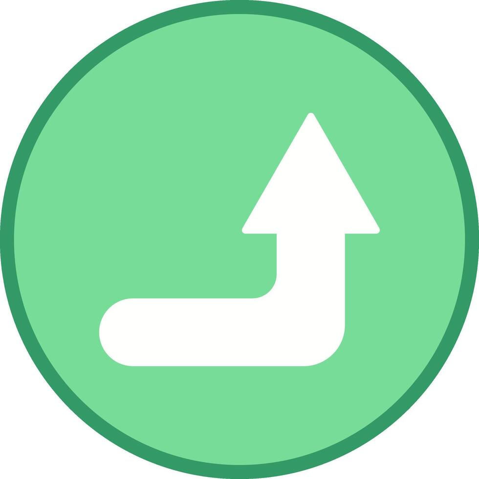 Turn Up Vector Icon