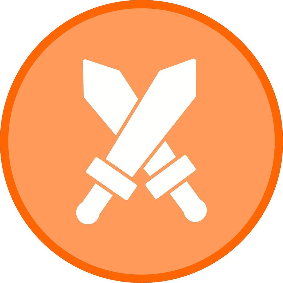 Two Swords Vector Icon