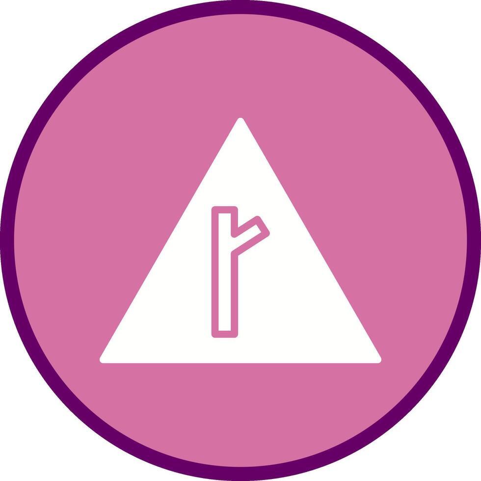 Road Sign Vector Icon