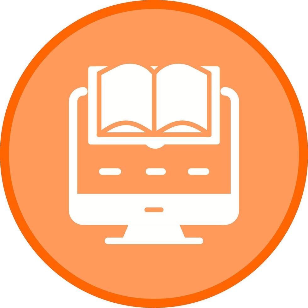 Digital Learning Vector Icon