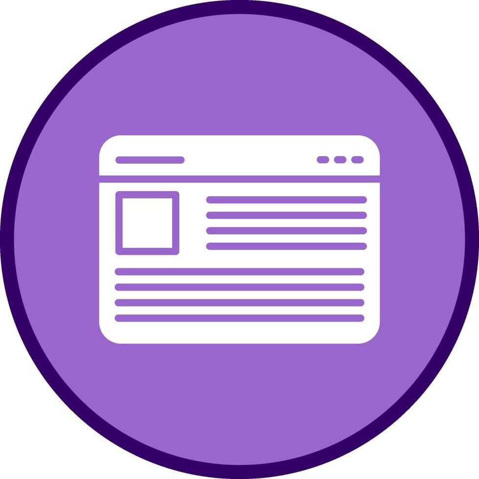 Blogging Services Vector Icon