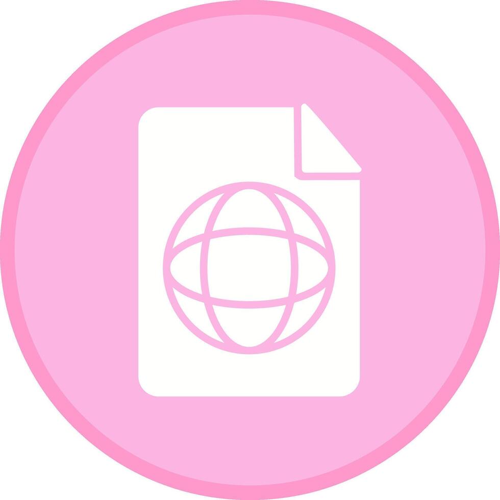 Global Profile Vector Icon