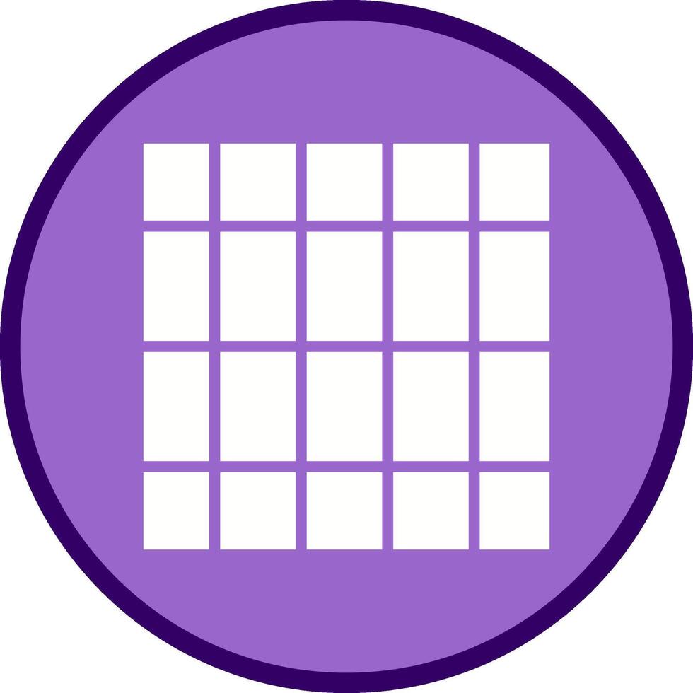 Table of Rates Vector Icon