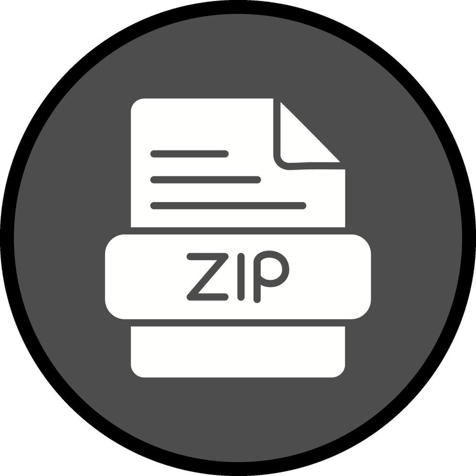 ZIP Vector Icon