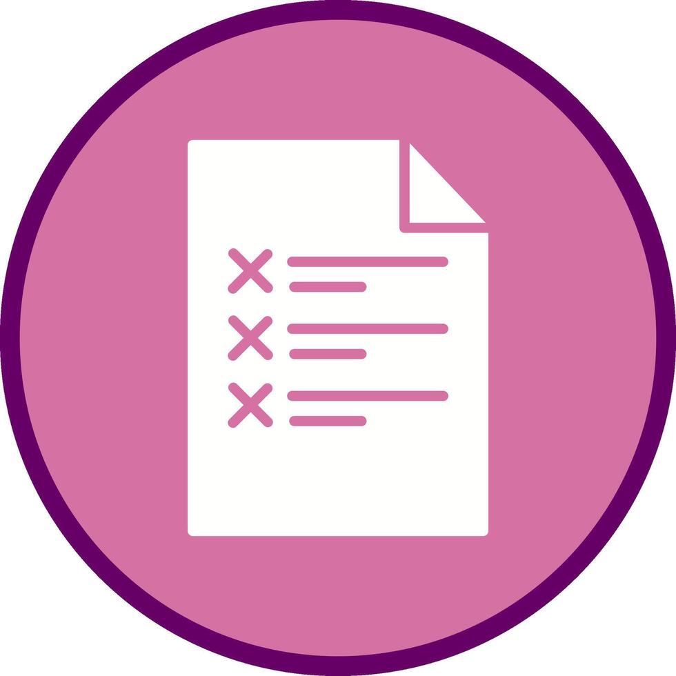 Business Note Vector Icon