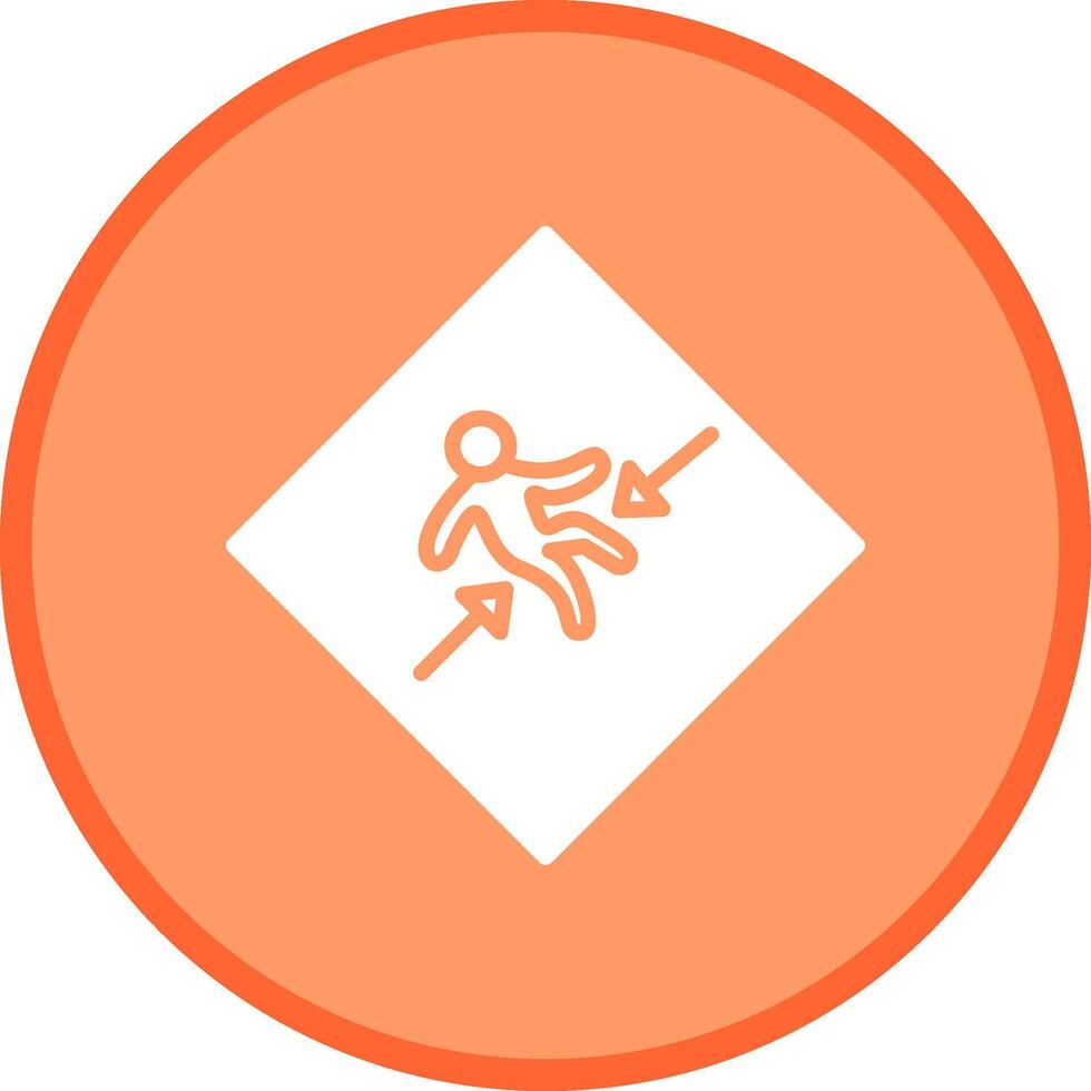 Crush Zone Vector Icon