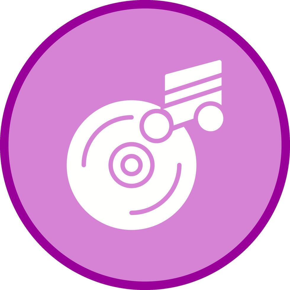 Music CD Vector Icon