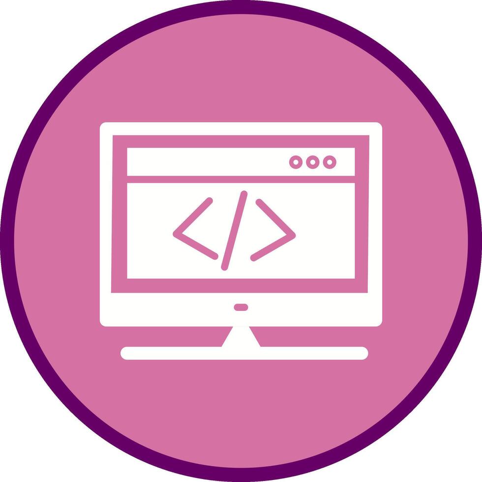 HTML Coding Vector Icon
