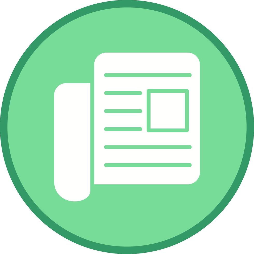 Newspaper Vector Icon