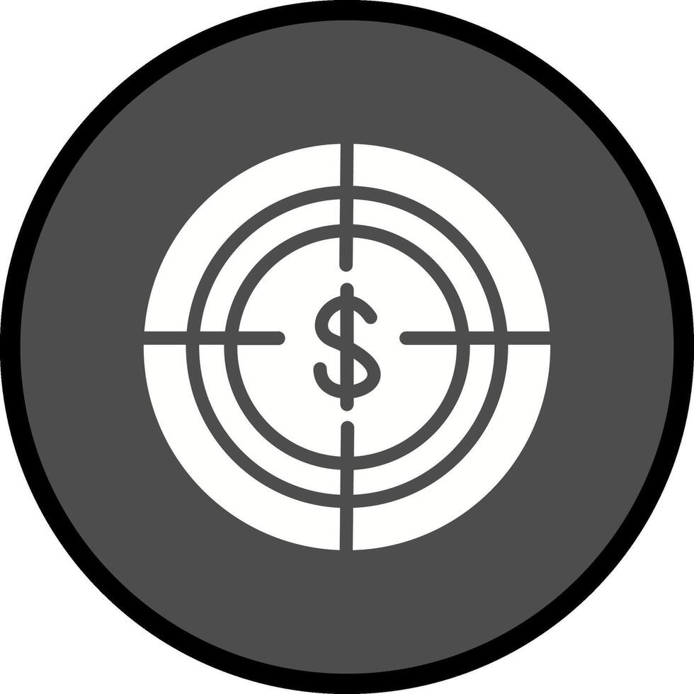 Economic Target Vector Icon