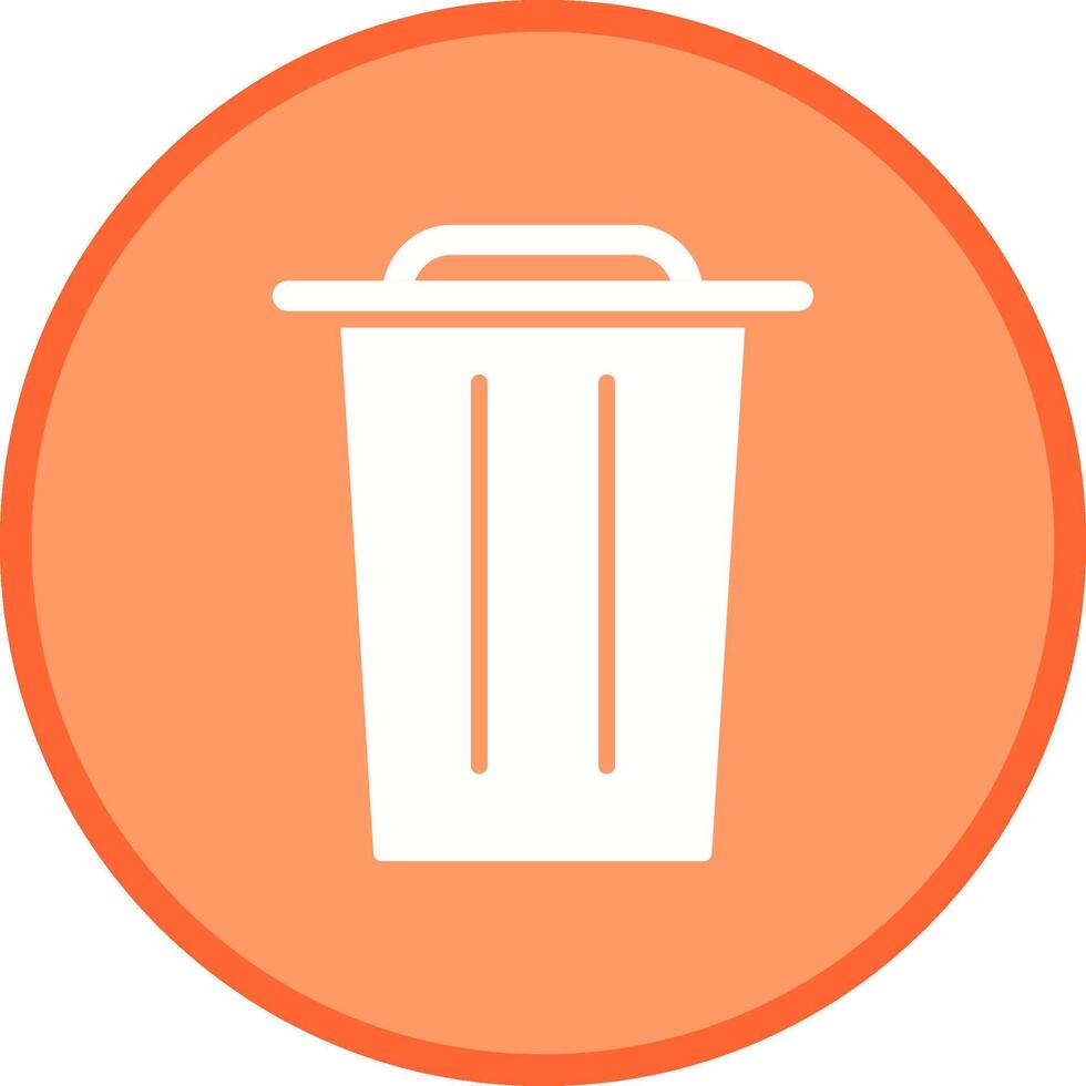 icono de vector de basura