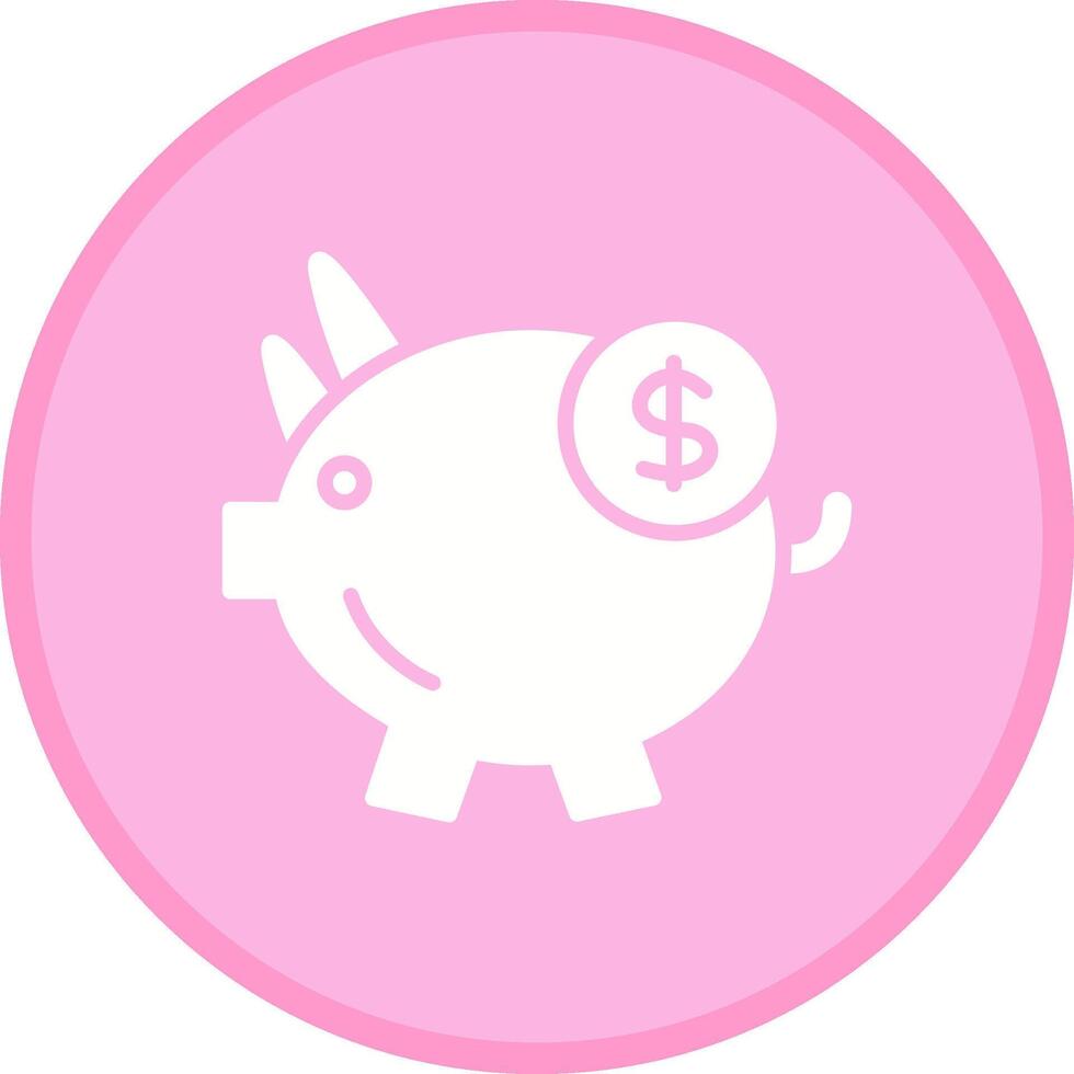 Piggy Saving Vector Icon