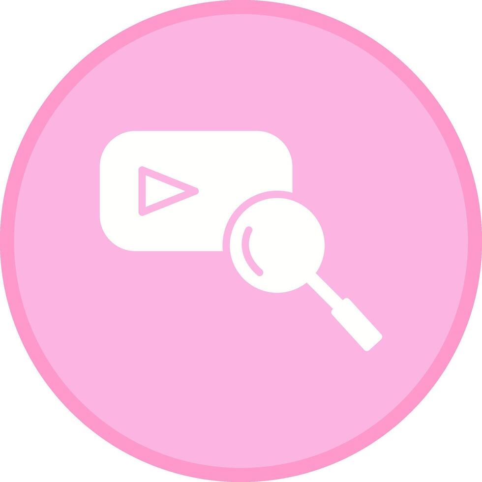 Youtube buscar vector icono