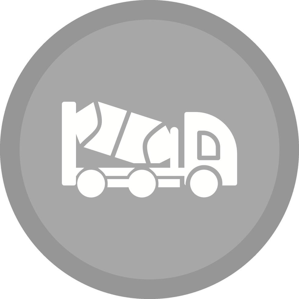 Cement Truck Vector Icon