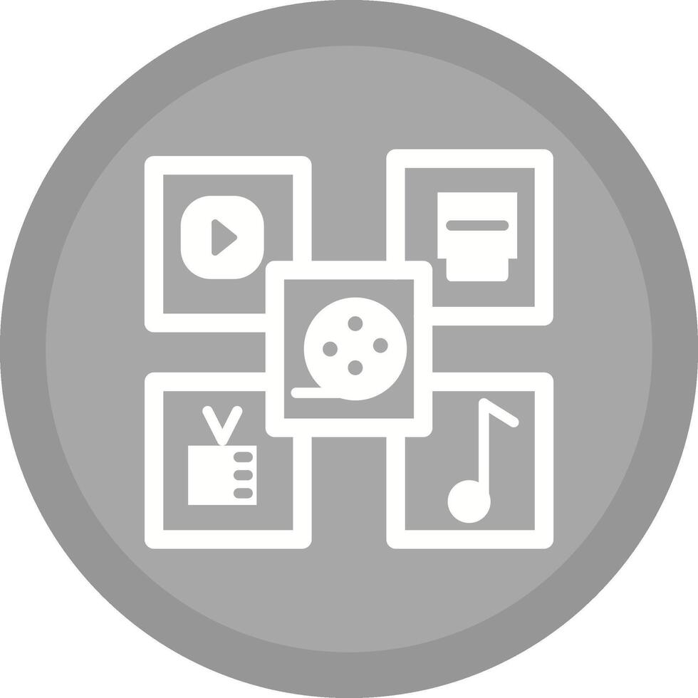 icono de vector multimedia