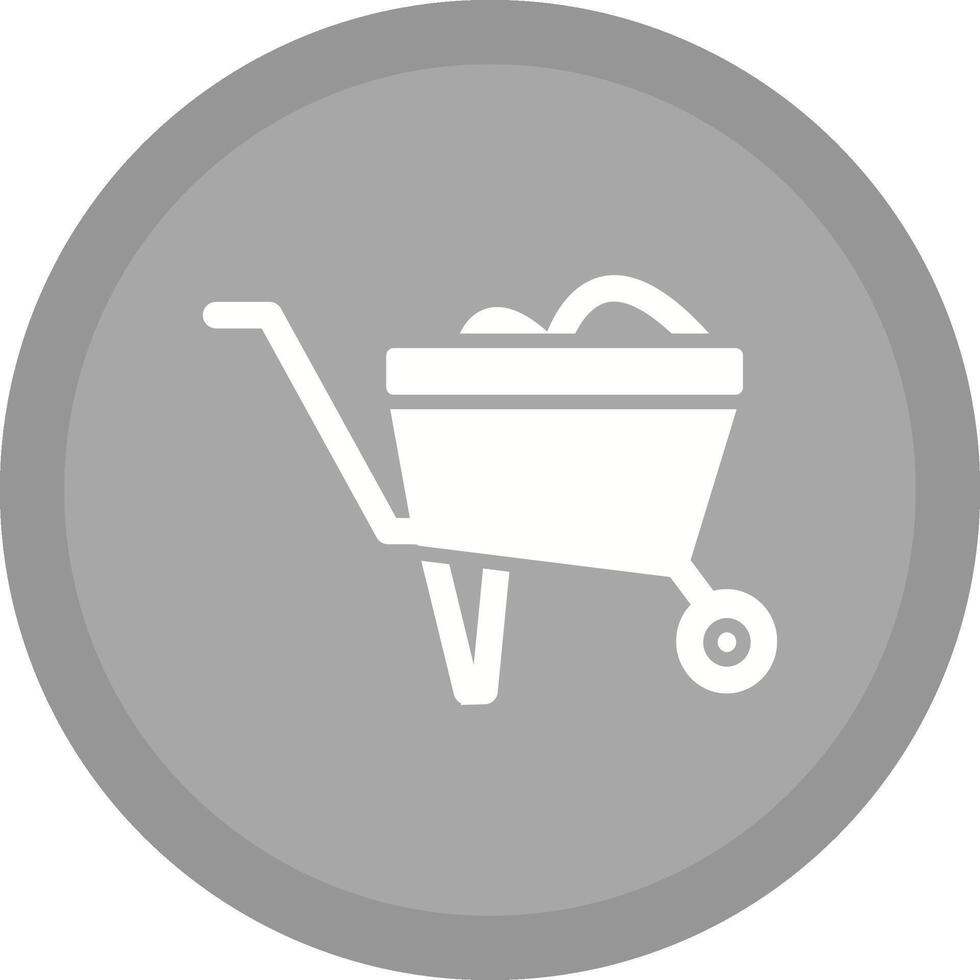 Wheelbarrow Vector Icon