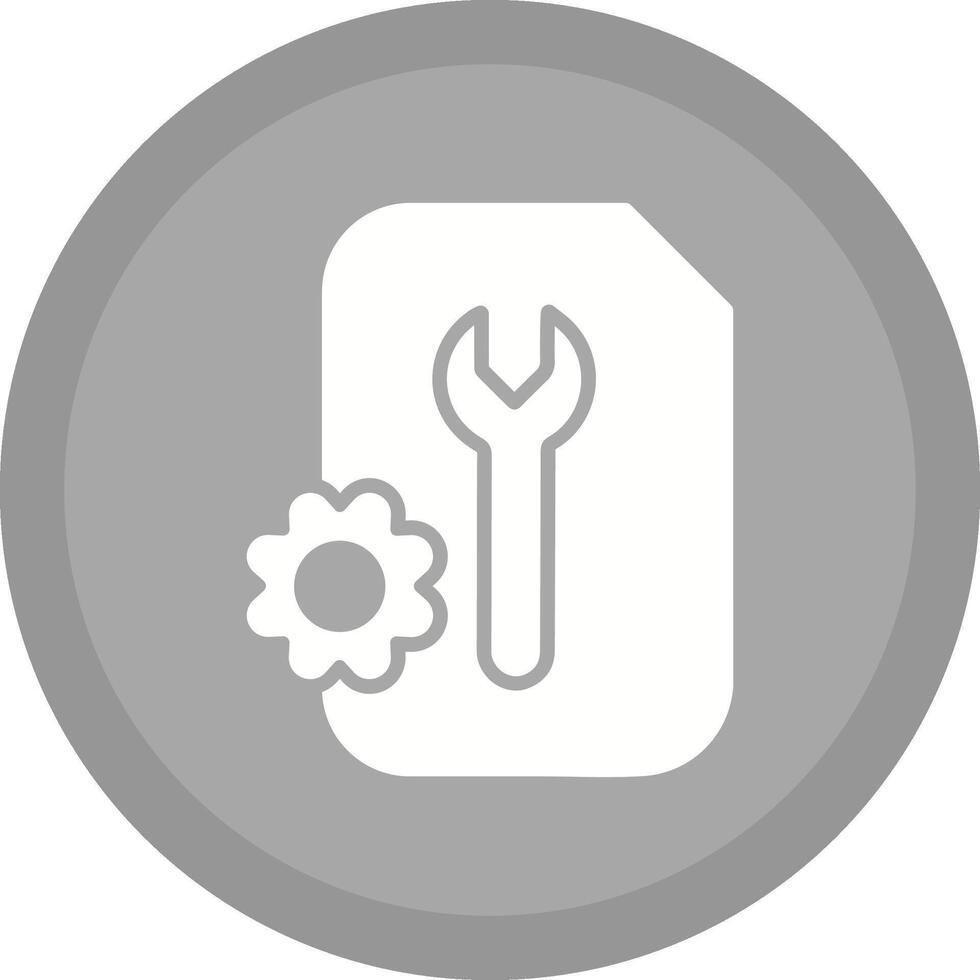Document Setting Vector Icon