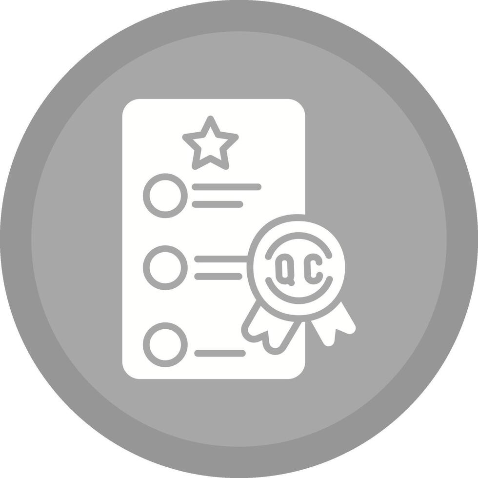 Quality Control Vector Icon