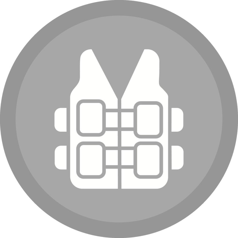 Bullet Proof Vest Vector Icon