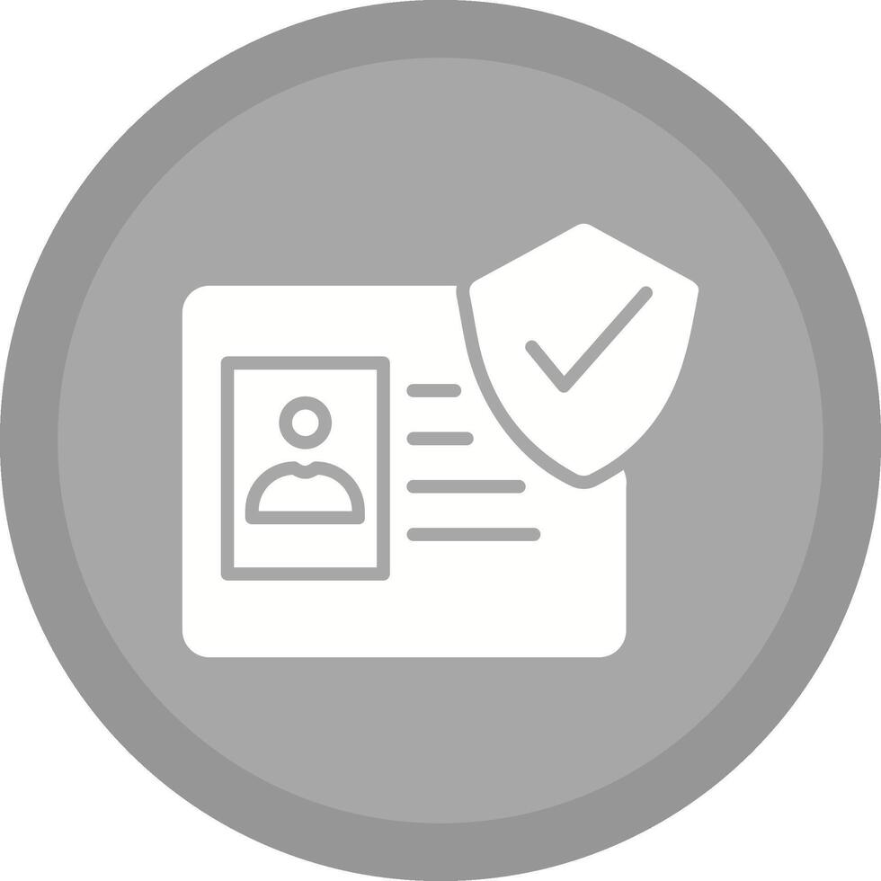 Protected Card Vector Icon